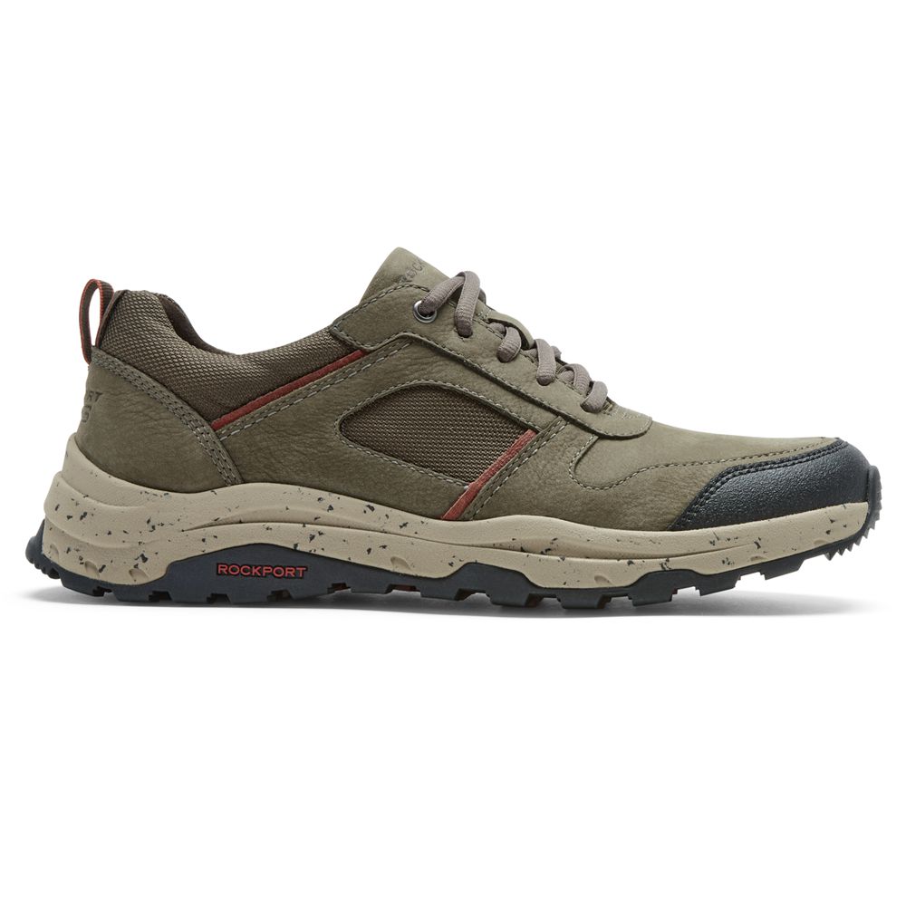 Sapatilhas Rockport Xcs Pathway Waterproof Ubal Trekker Homem - Verdes ( 573-XKSZUP )